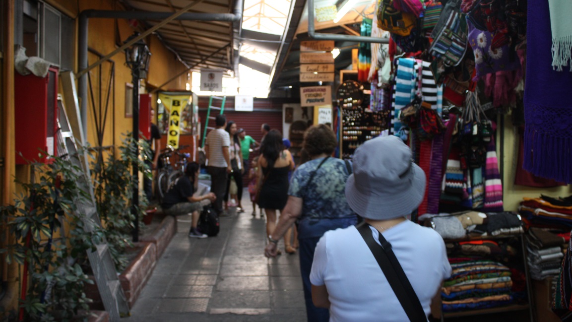 Street shopping area