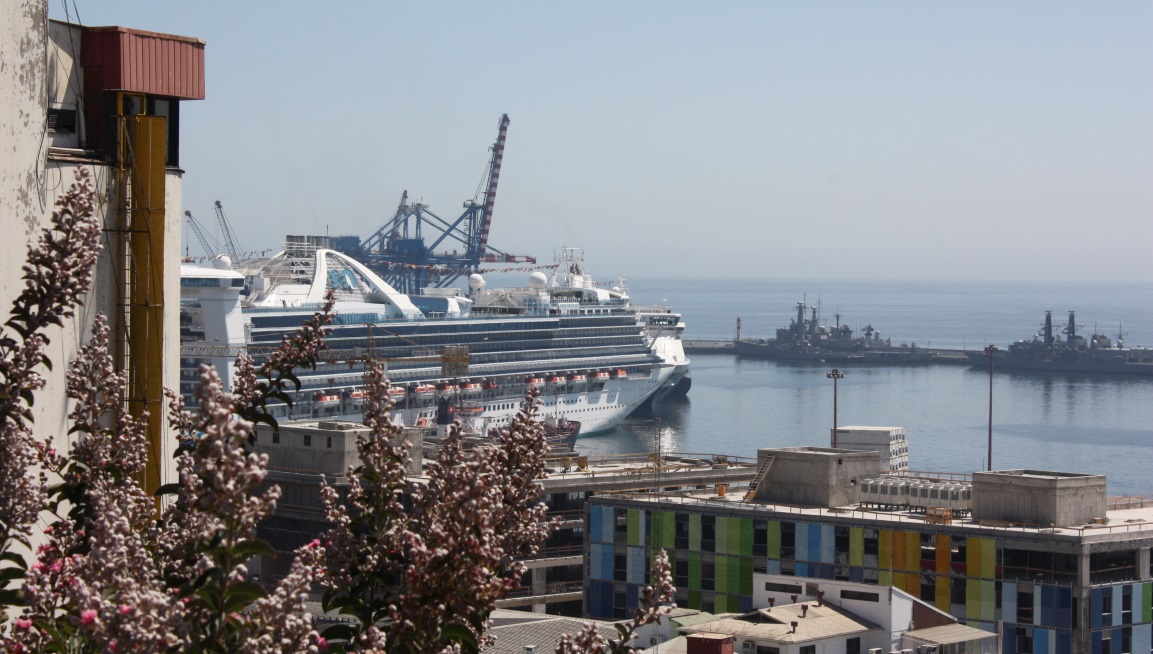Our ship from Paseo Gervasoni