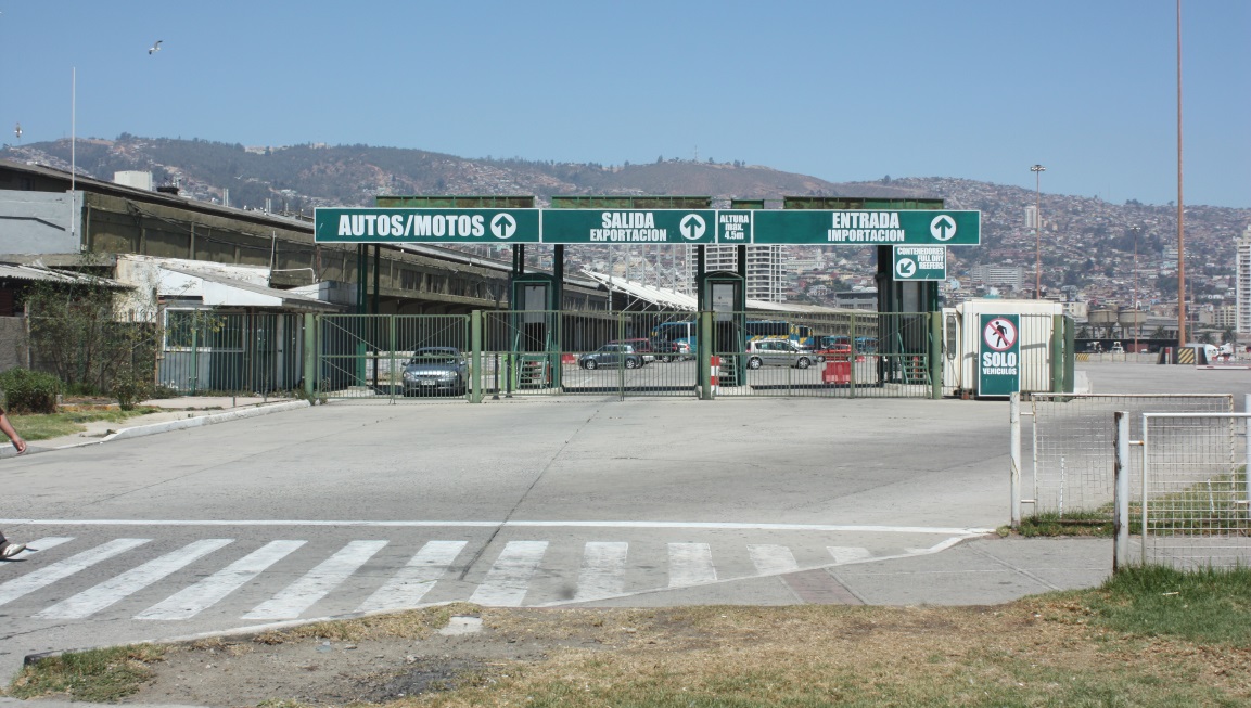 Entering the Port area
