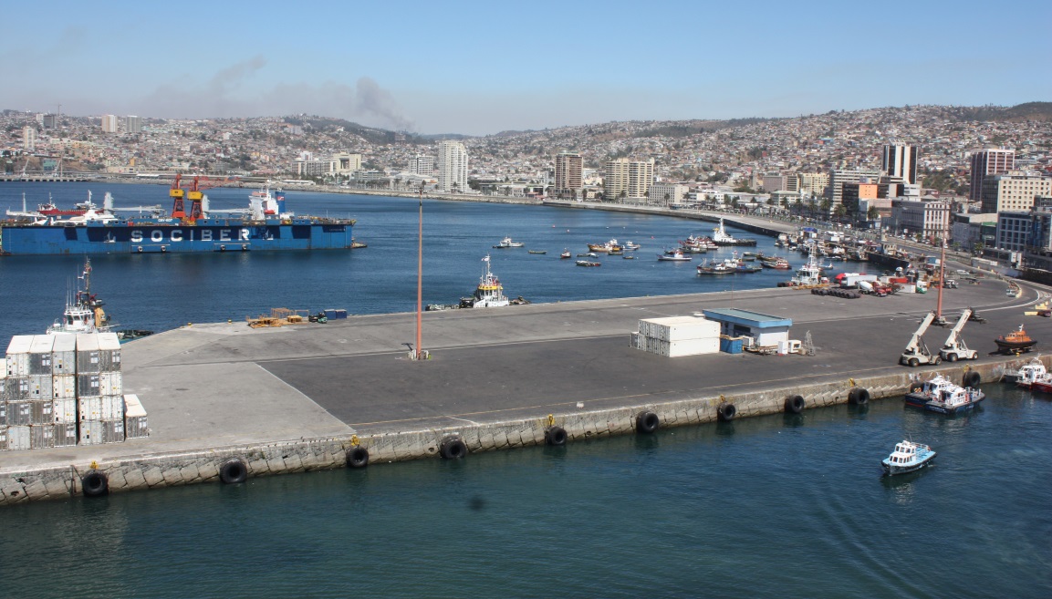 The large ship dock