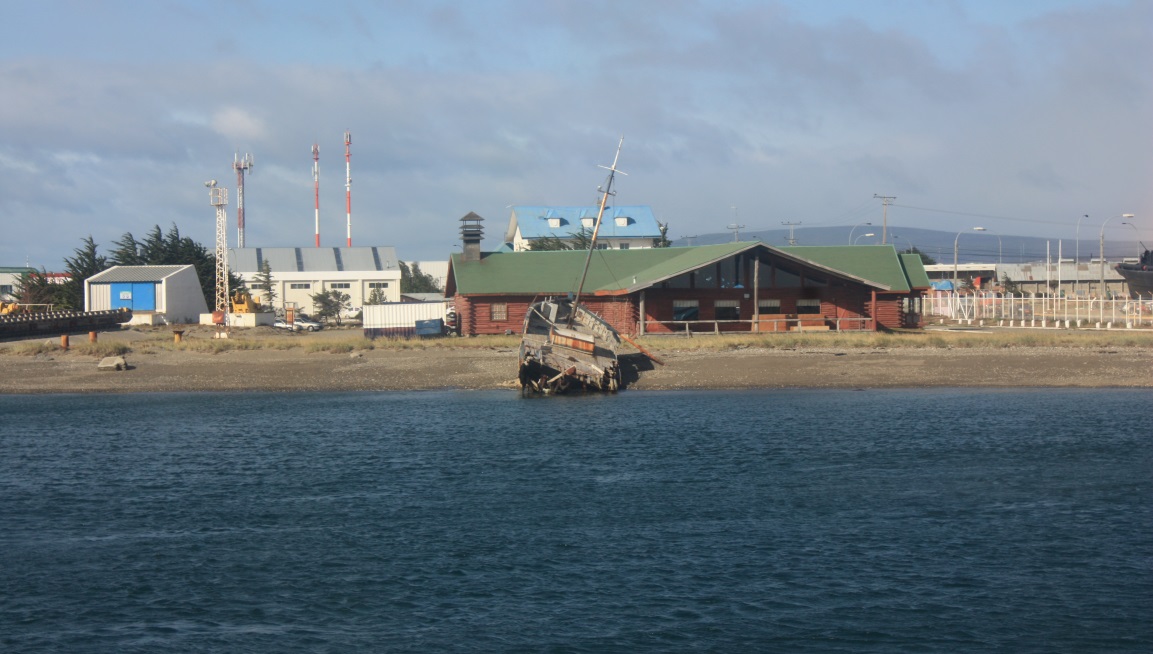 Departing Punta Arenas