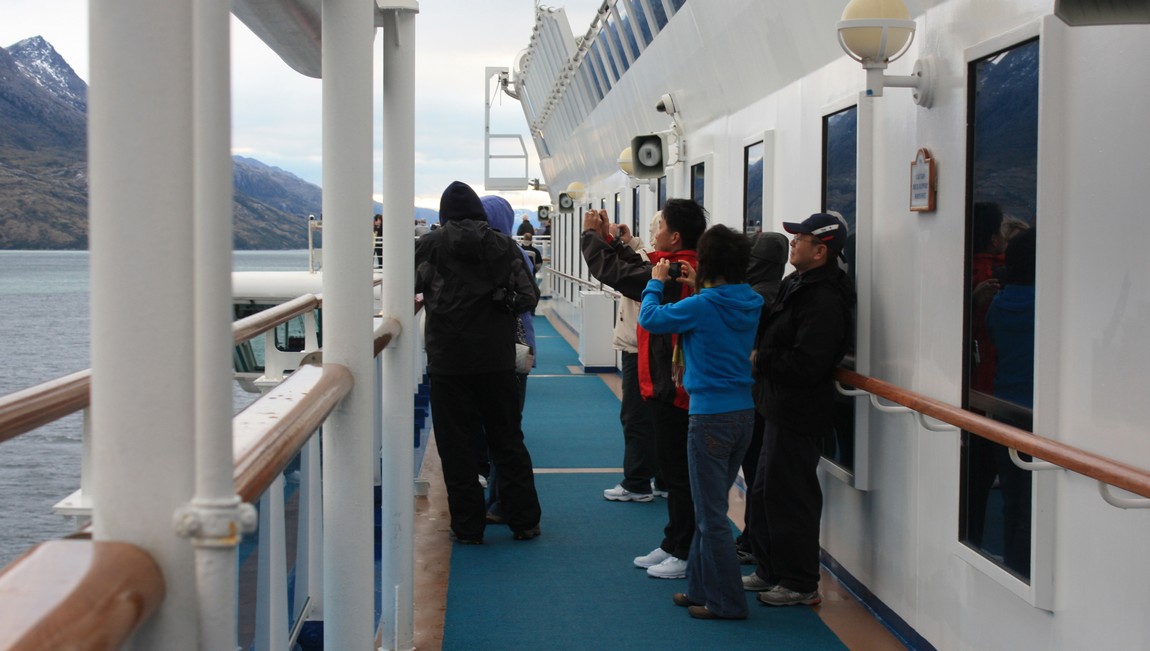 People on the ship