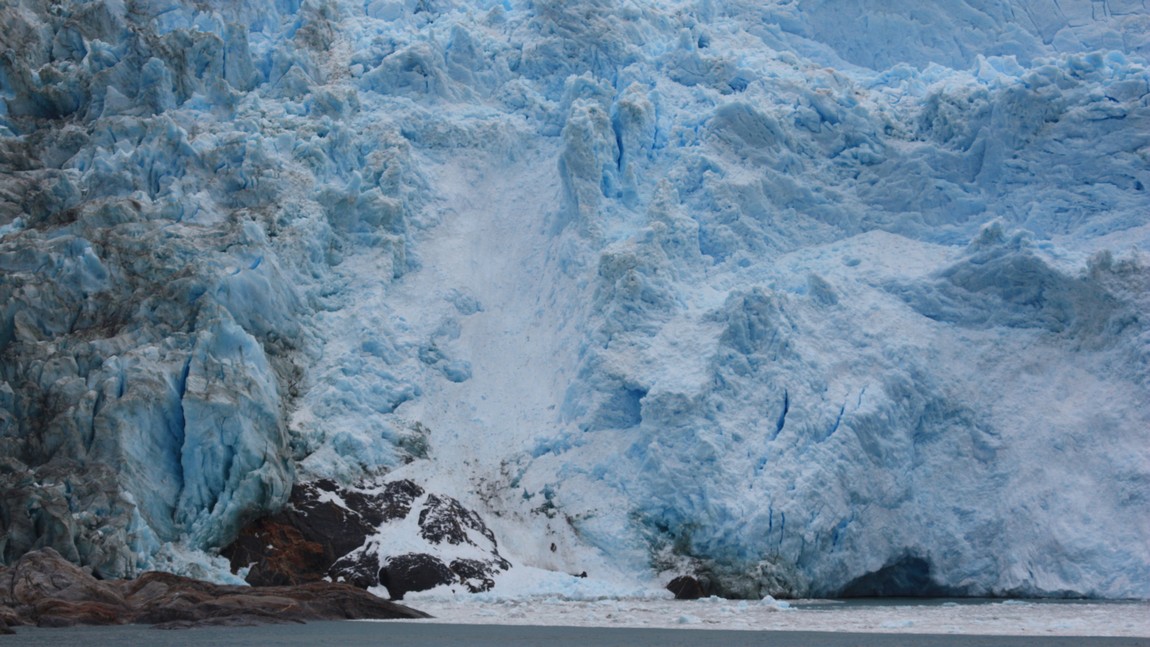 Lower part of Italia Glacier