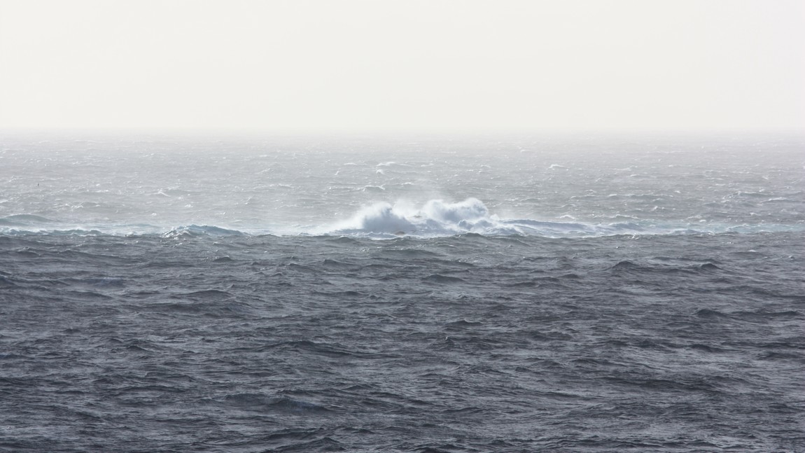 Rough waters of the Drake Passage