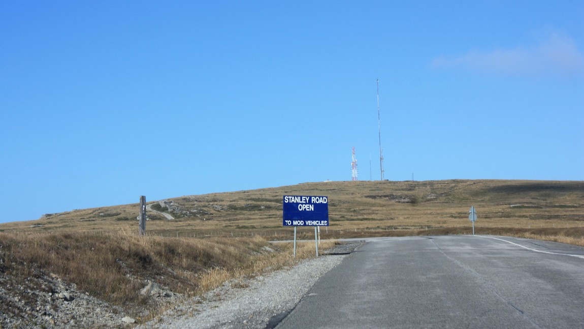 Road condition sign
