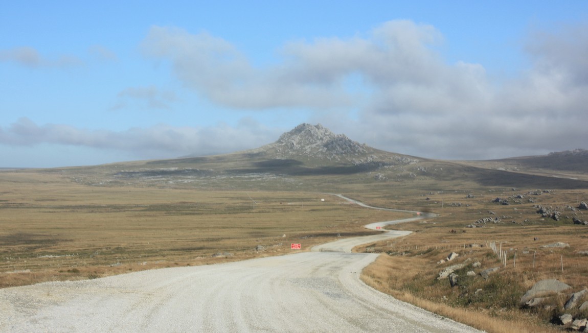 Few miles west of Stanley