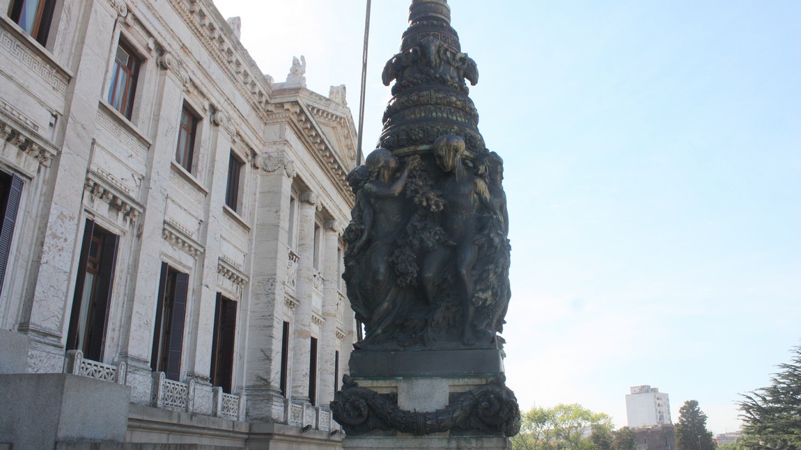 Base of a flagpole