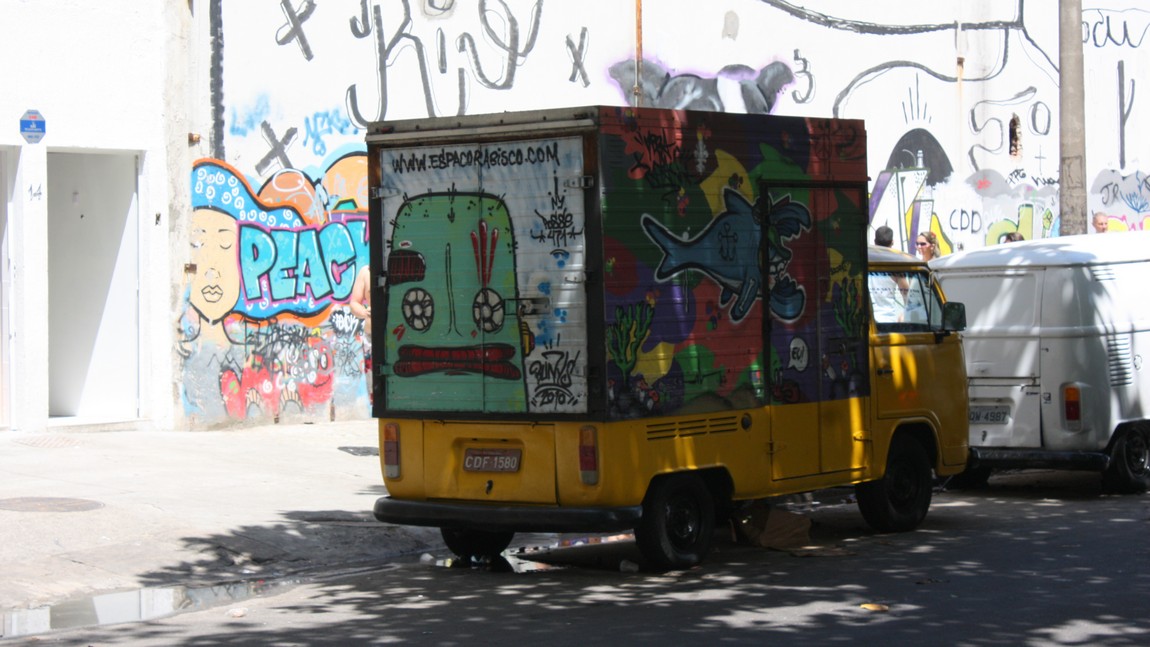 Fun painted truck