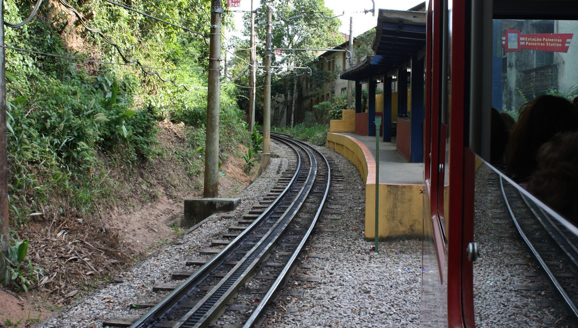Riding the cog railway