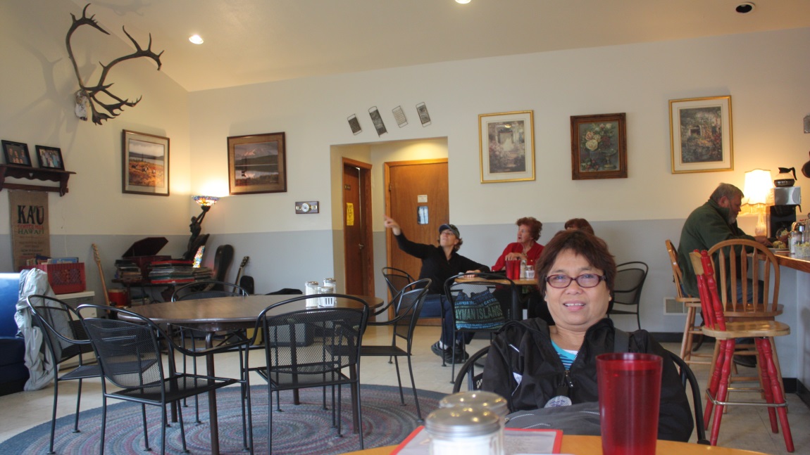 At the Broad Pass Cafe