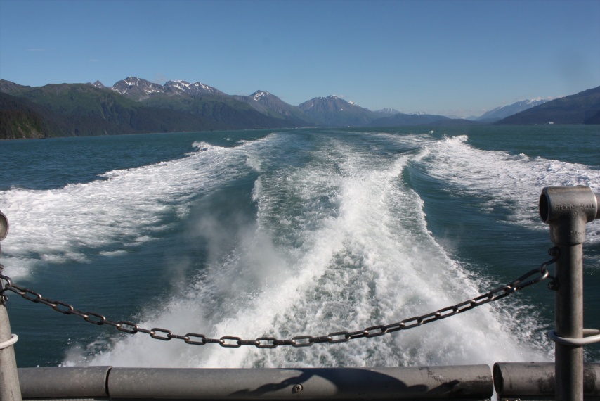 Looking North up Resurrection Bay toward Seward
