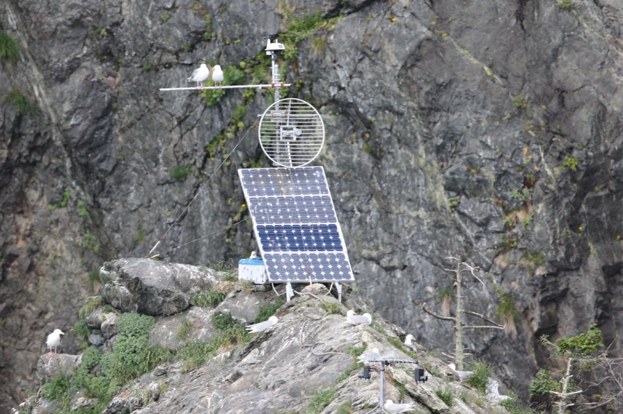 Weather station at Cape Resurrection