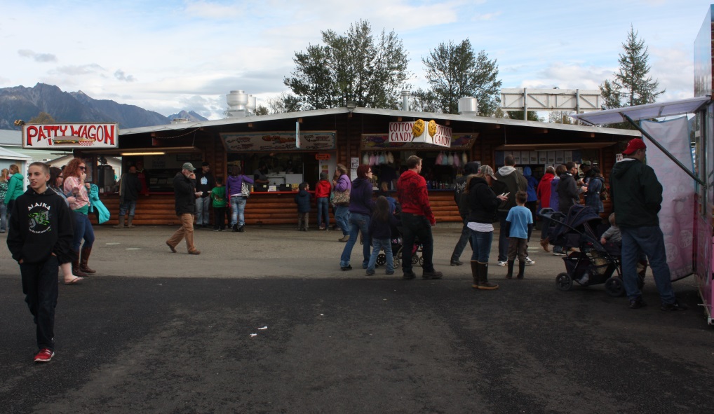 One of the original old log food stands
