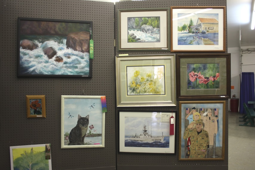 Two buildings full of competitive exhibits