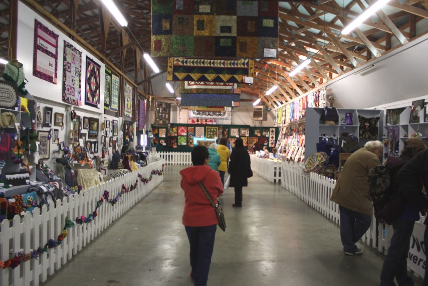 One of the exhibit halls