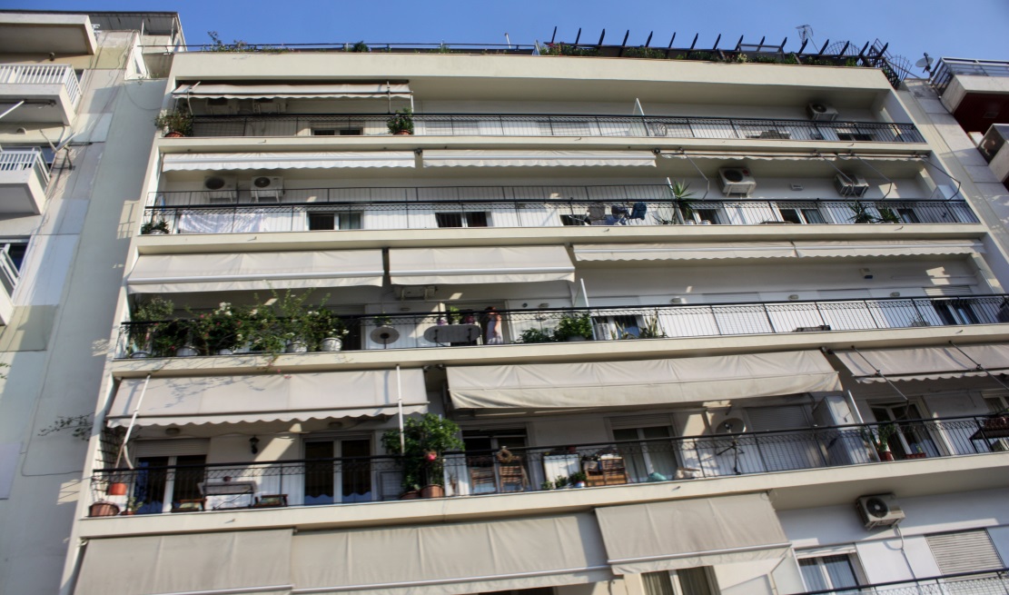 Typical housing in the Athens area