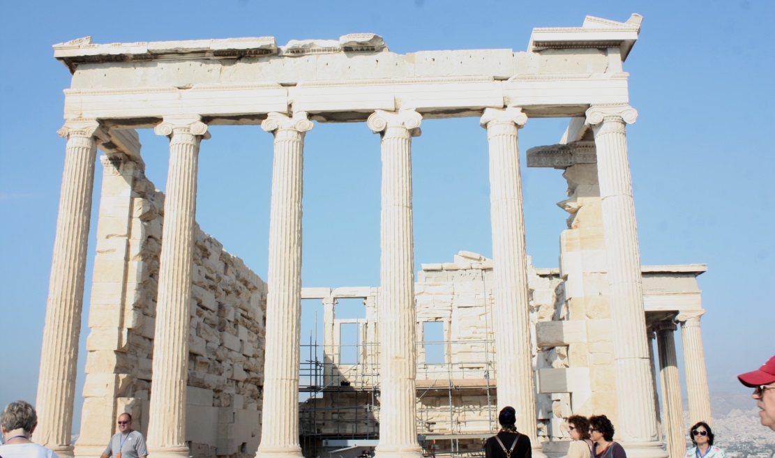 Back view of the Erechtheion