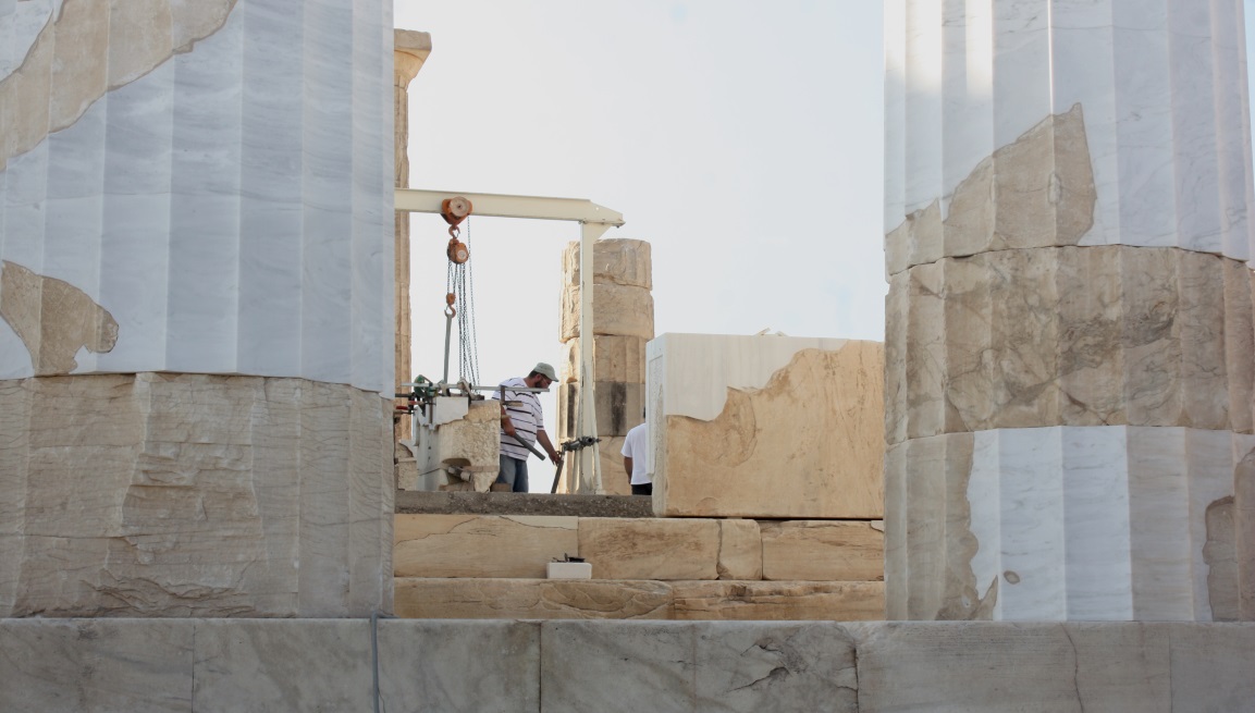 Working on the Parthenon