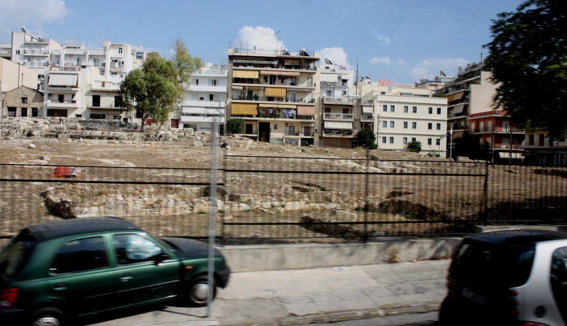 Archaeological site in the middle of any neighborhood