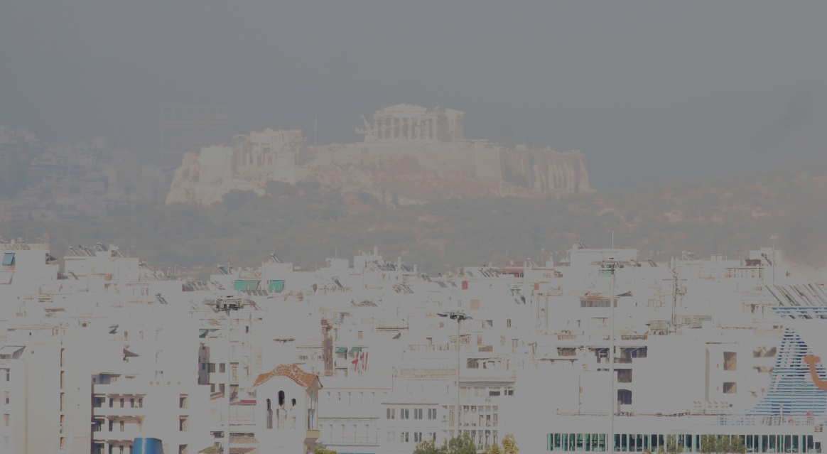 Distant view of the Acropolis