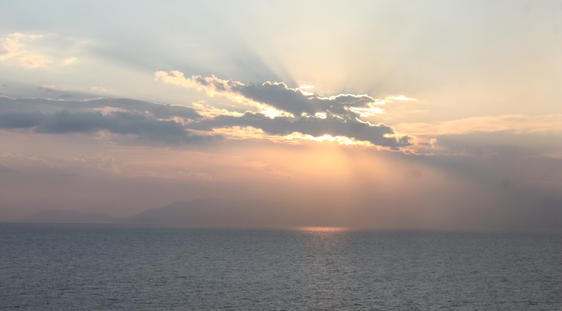 Sunset over the Greek Isles