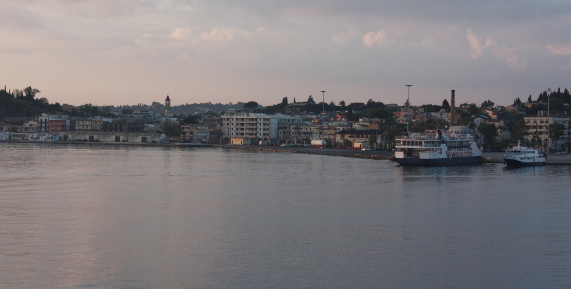 View of Corfu from the port