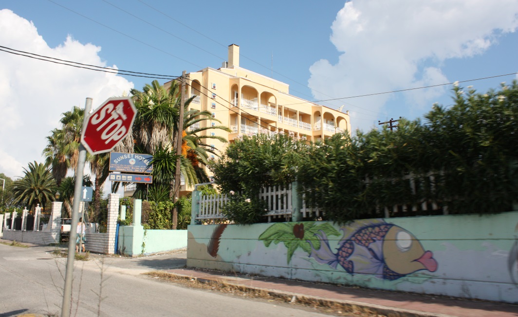 The Sunset Hotel in Kerkyra