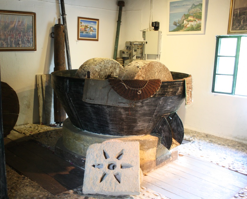 Inside the olive oil mill