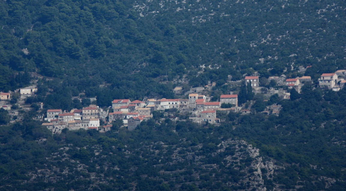 Just East of Babino Polje on Mljet Island