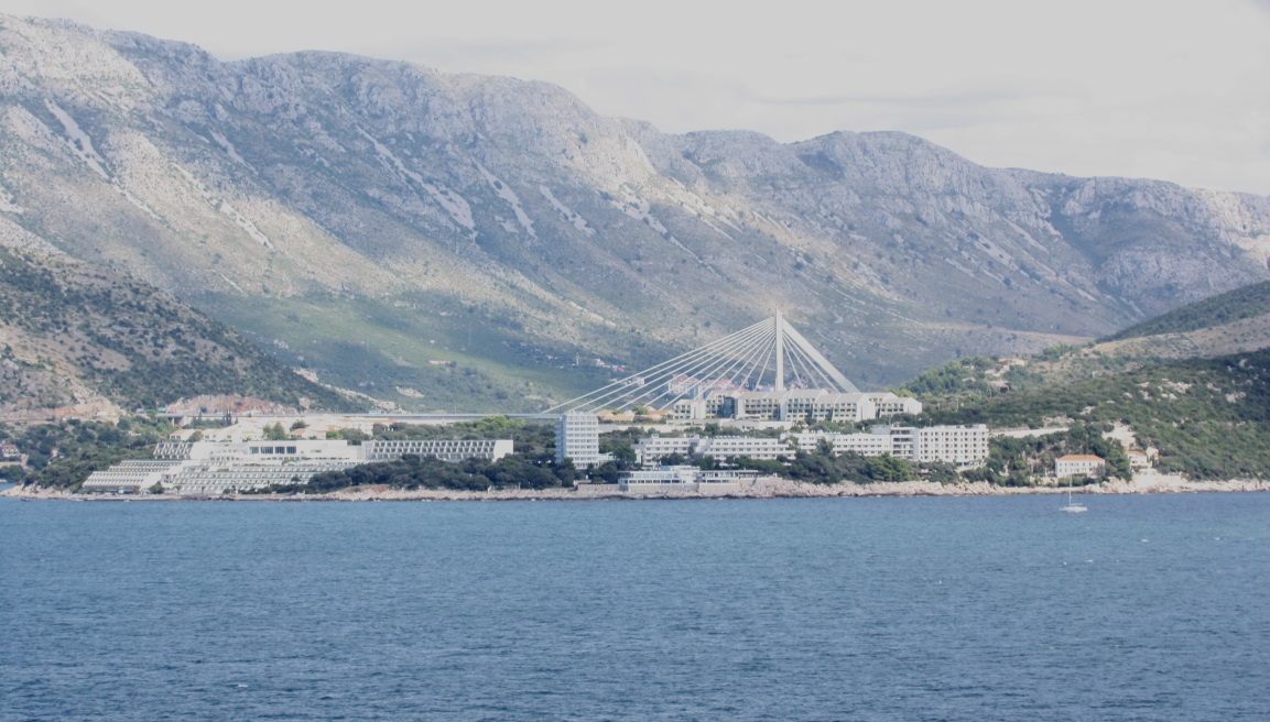 Approaching Dubrovnik