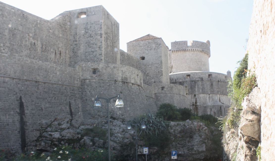 The walls around the Old Town