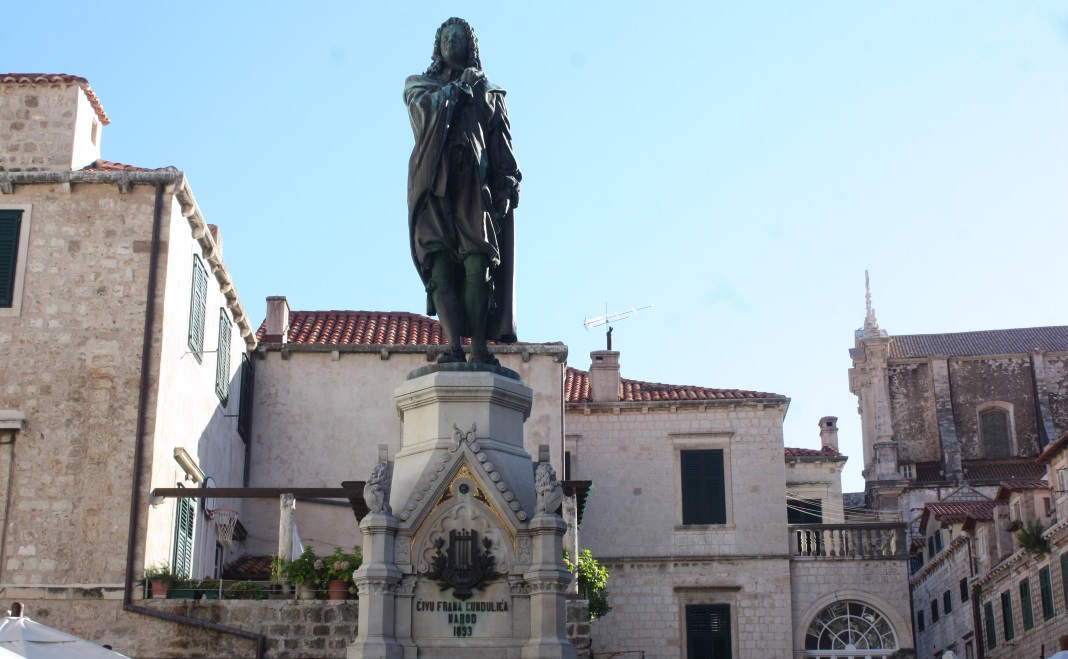 Statue Of poet Ivan Gundulic