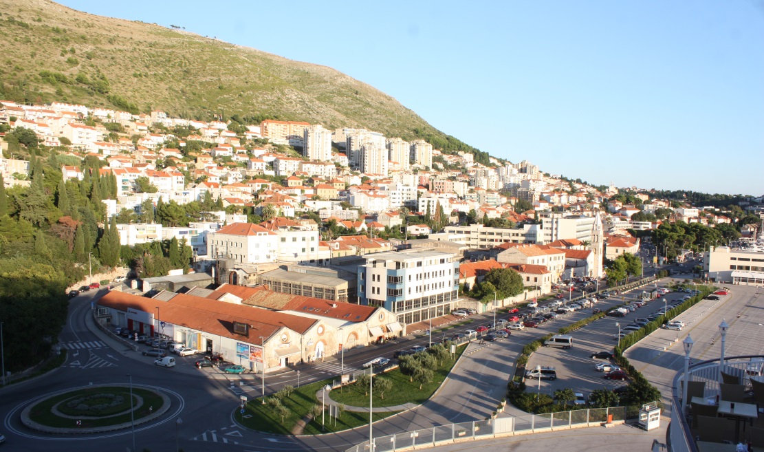 A final look back at Dubrovnik from the port