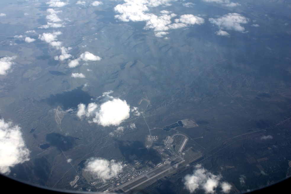 Air strip in the interior