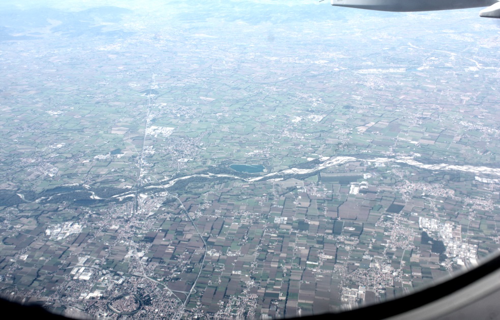 Cittadella is at the bottom left, along with the Brenta River