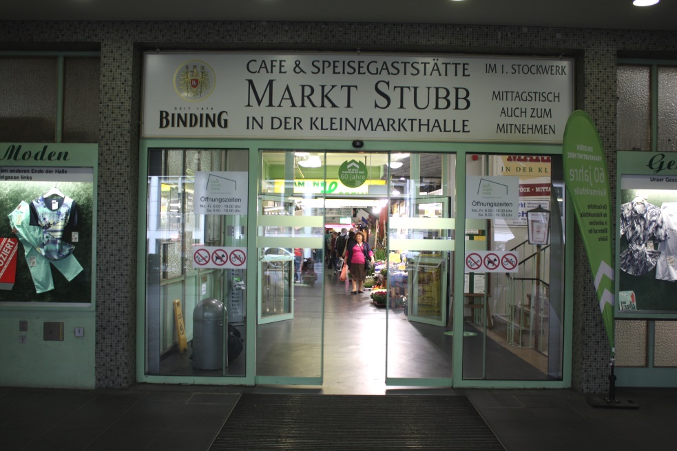 Entrance to the Kleinmarkthalle