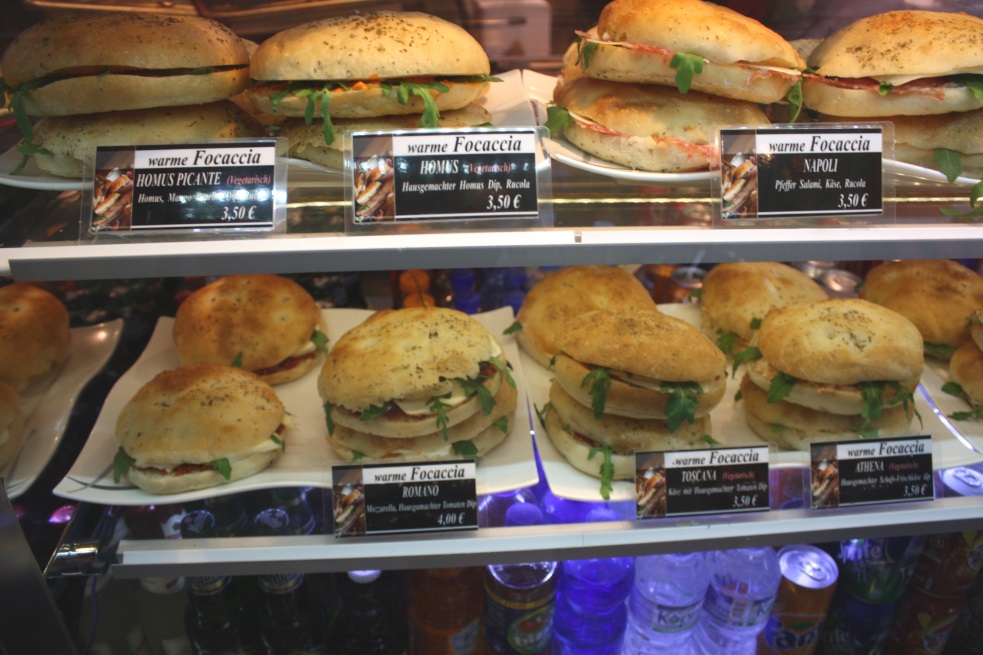 Some tempting sandwitches available at a fair price