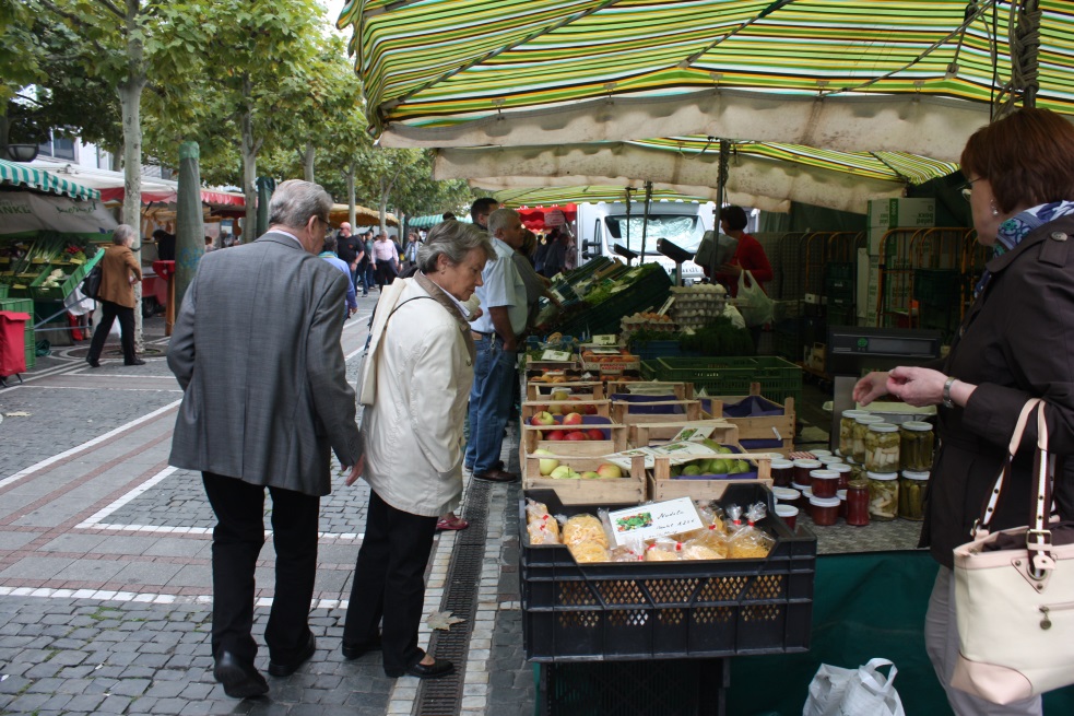 Locals shopping on Zeil Street