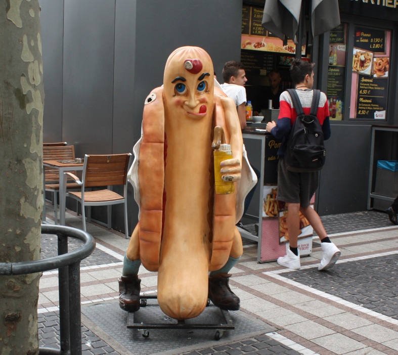 What better place for a frankfurter than Frankfurt