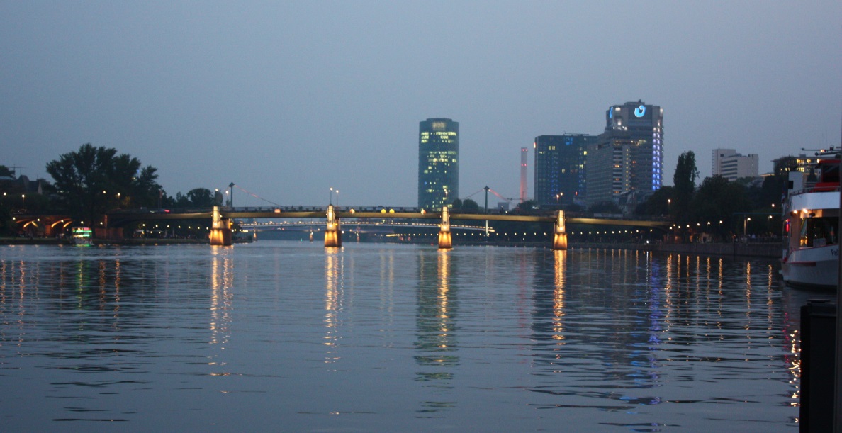 Looking West from the Eiserner Bridge