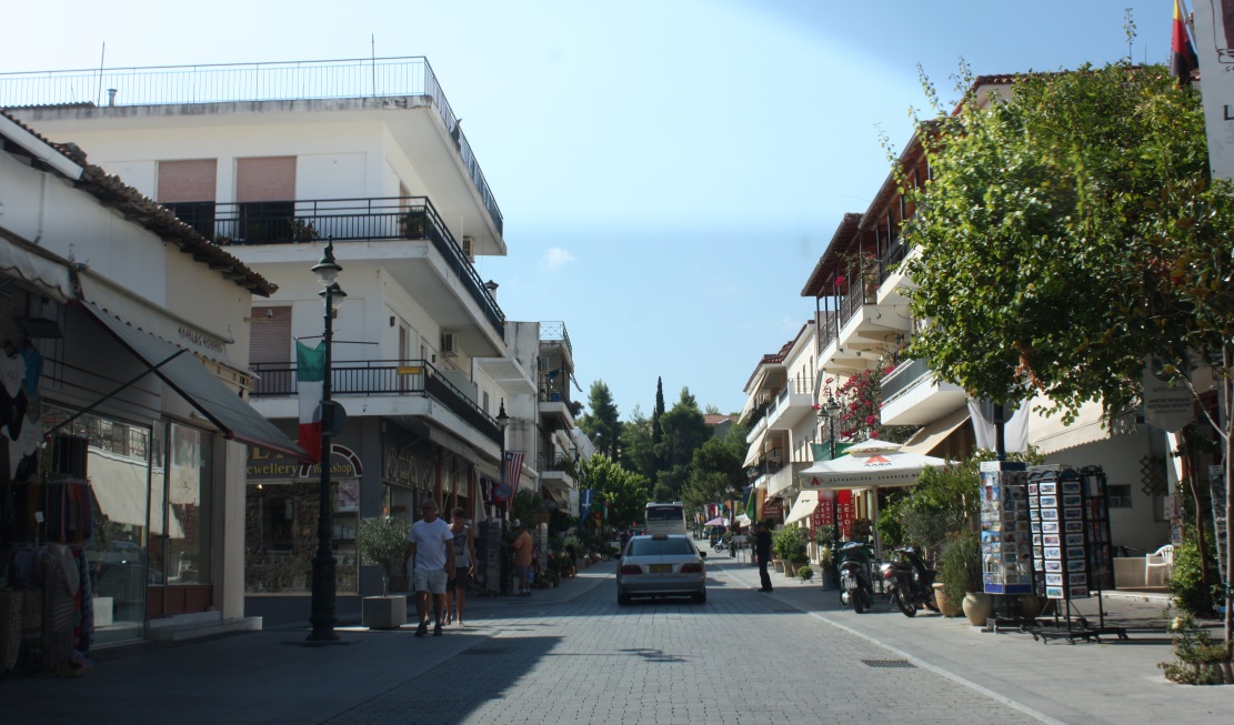 Gift shops outside the Archeological site