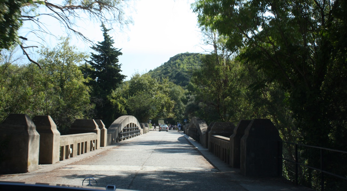 Attractive bridge in Olympia