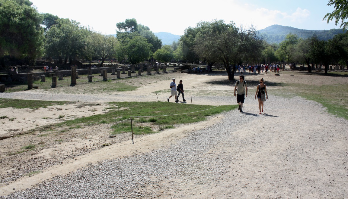 Walking into the Archaeological Site
