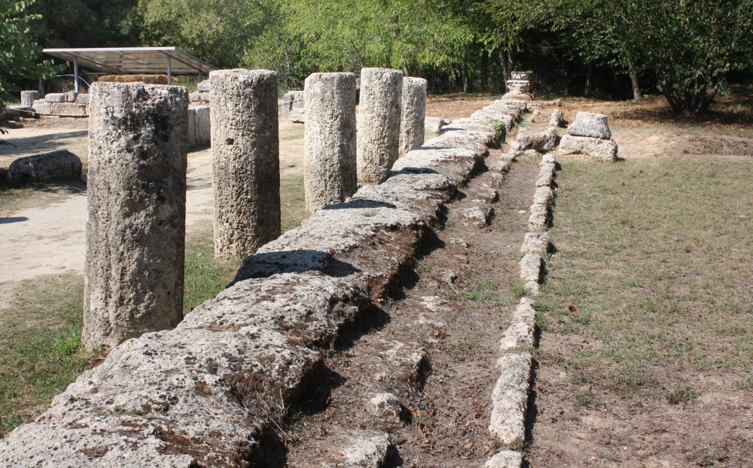 Wall of the Palaestra