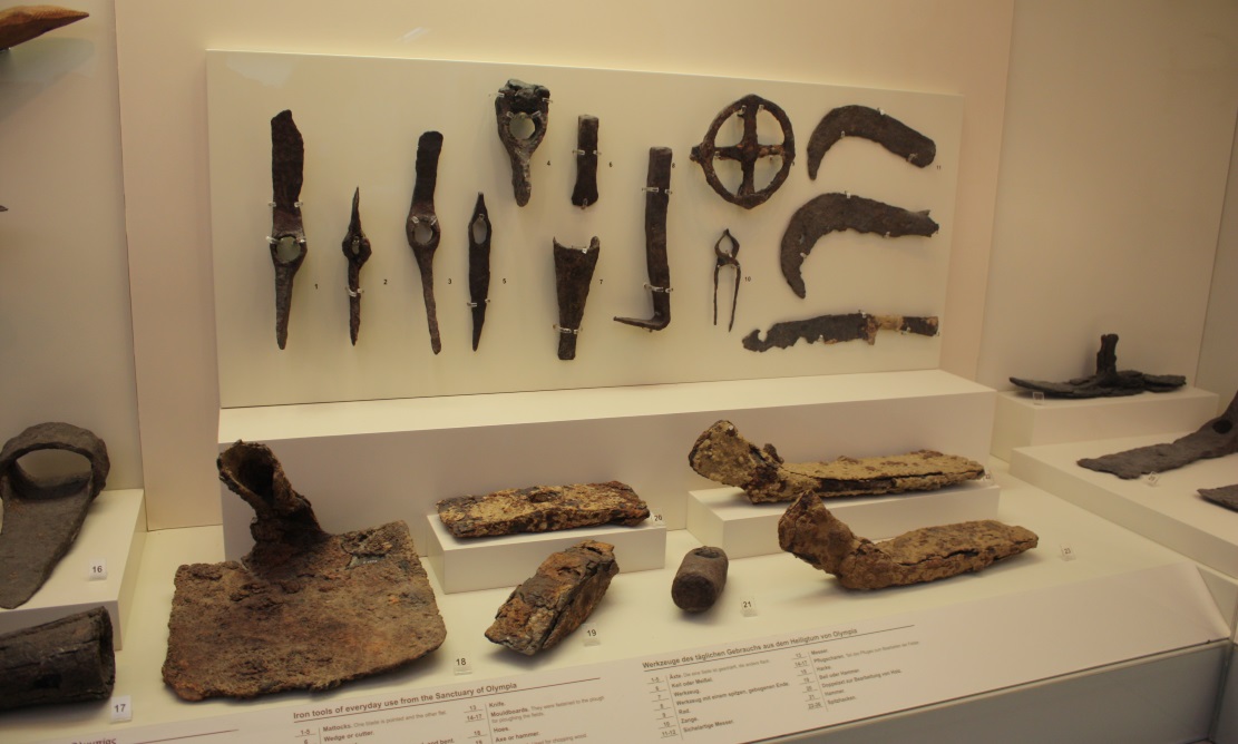 Iron tools from the Sanctuary of Olympia