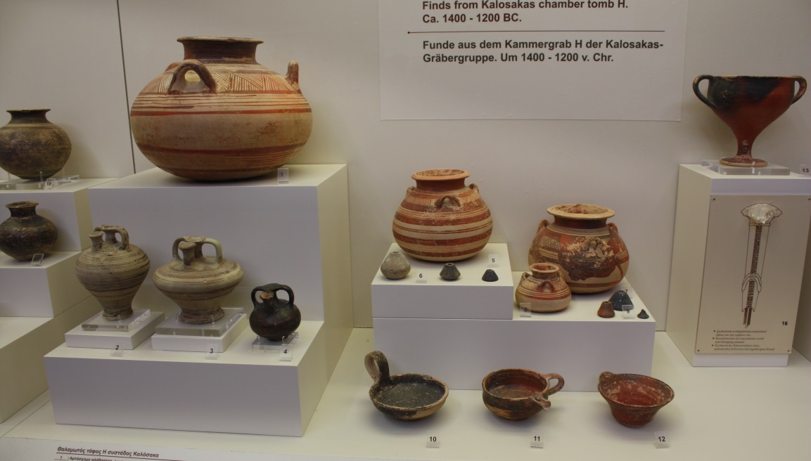 Painted pottery from Kalosakas chamber tomb H