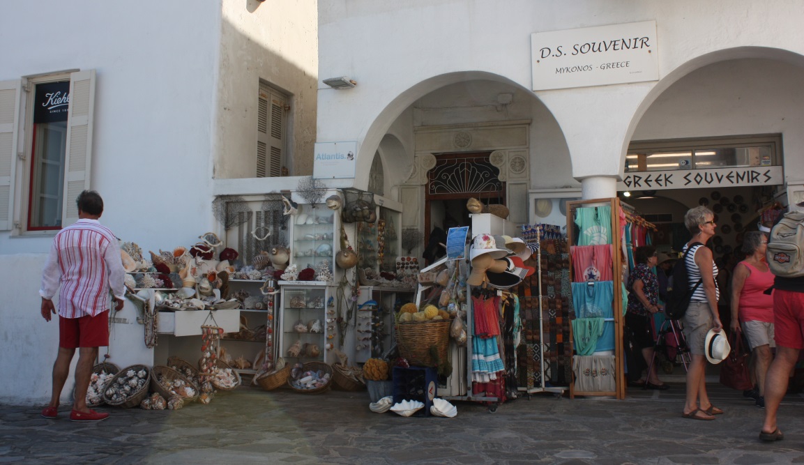 Souvinir shop in town