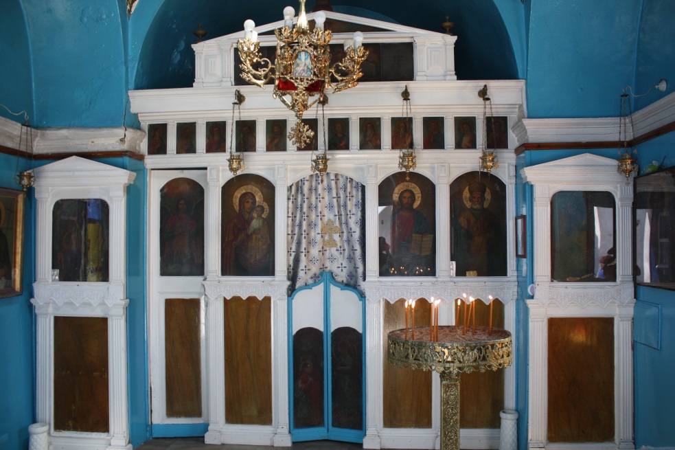 Inside St. Nicholas church