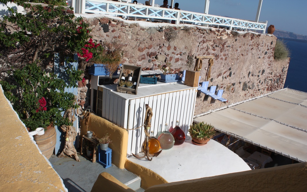 Interesting restaurant display