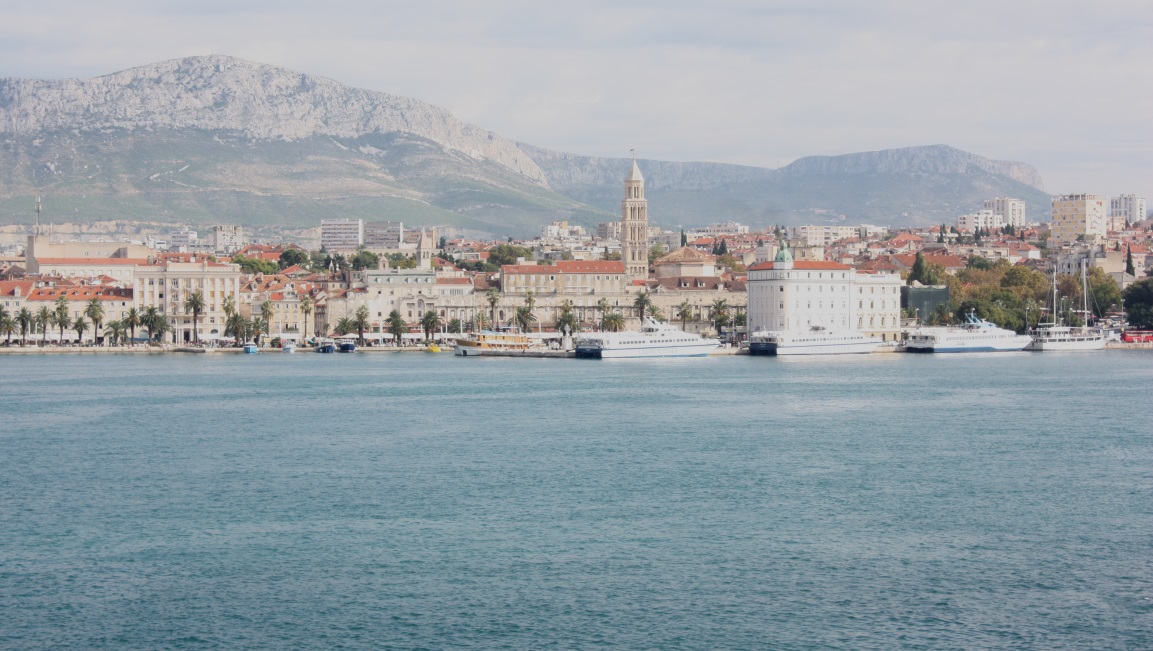 Downtown area with the Cathedral of Saint Duje